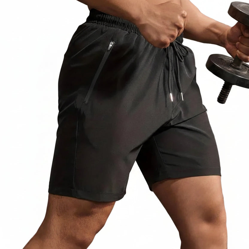 Men's Zip Pocket Drawstring Shorts