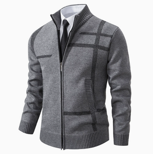 Men's Zip-Up Cardigan