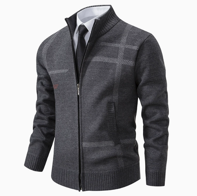Men's Zip-Up Cardigan